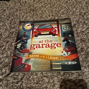 At the Garage - Red Kids Shine-A-Light Learning Book